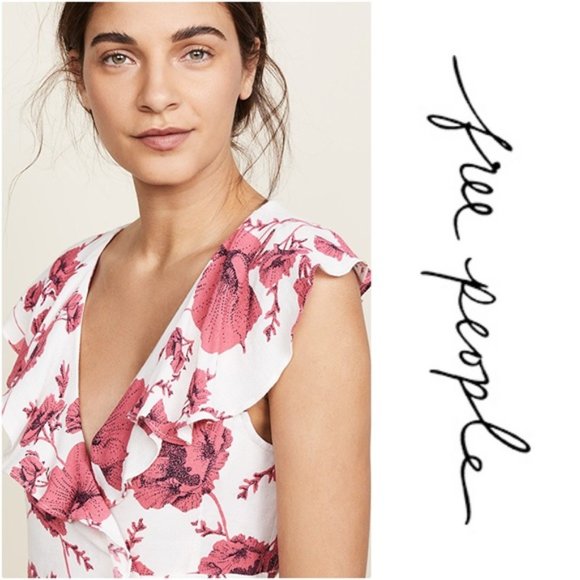 Free People French Quarter Printed Mini Dress XS - Picture 6 of 6